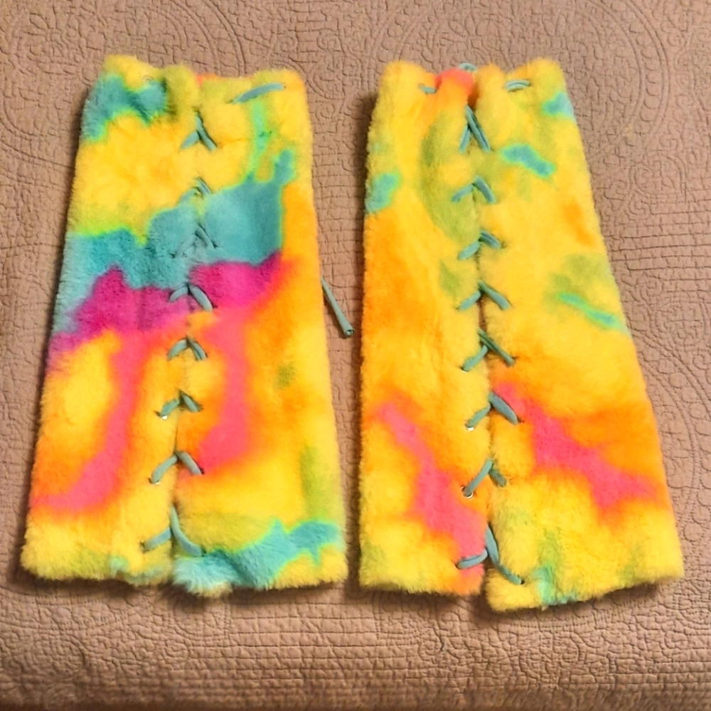 FESTIVAL SEASON!! Leg Wraps/ Leg Warmers - First Set - Picture 3 of 5